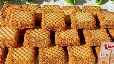 طريقة عمل حلوى الفلان الكريمية بنكهة الكراميل والفانيلا