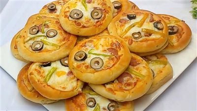 طريقة عمل ميني بيتزا اخف واطري بيتزا سهلة بعجينة اقتصادية