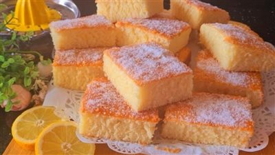 طريقة عمل كيك بحجم عائلي قطني هشيش ورطب ولذيذ