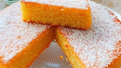 طريقة عمل كيك بدون بيض ولا حليب سهلة وسريعة