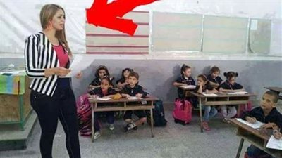 سأل تلميذ صغير مدرسته اذا كان بامكانه التكلم معها بعد انتهاء الحصص
