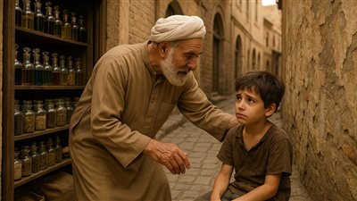قصة الفتاة والعطار
