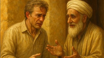قصة المړيض والصالح