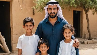 قصة احد الجيران ټوفيت زوجته وقد تركت له ثلاثه من الذكور