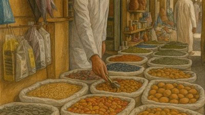 قصة حبيب تاجر التوابل